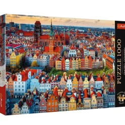 Puzzle 1000 Premium Plus : Vue de Gdansk, Pologne - Trefl