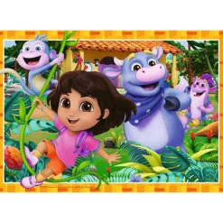 Puzzle 2 x 12 pièces : Dora - Nous pouvons y arriver ! - Ravensburger