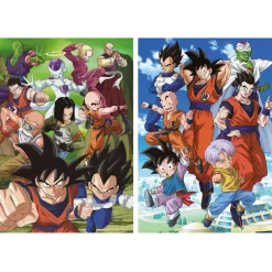 Puzzle 2 x 500 pièces : Dragon Ball - Educa