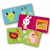 Puzzle 10 x 2 pièces - Duo : Animaux - Habitat - Djeco
