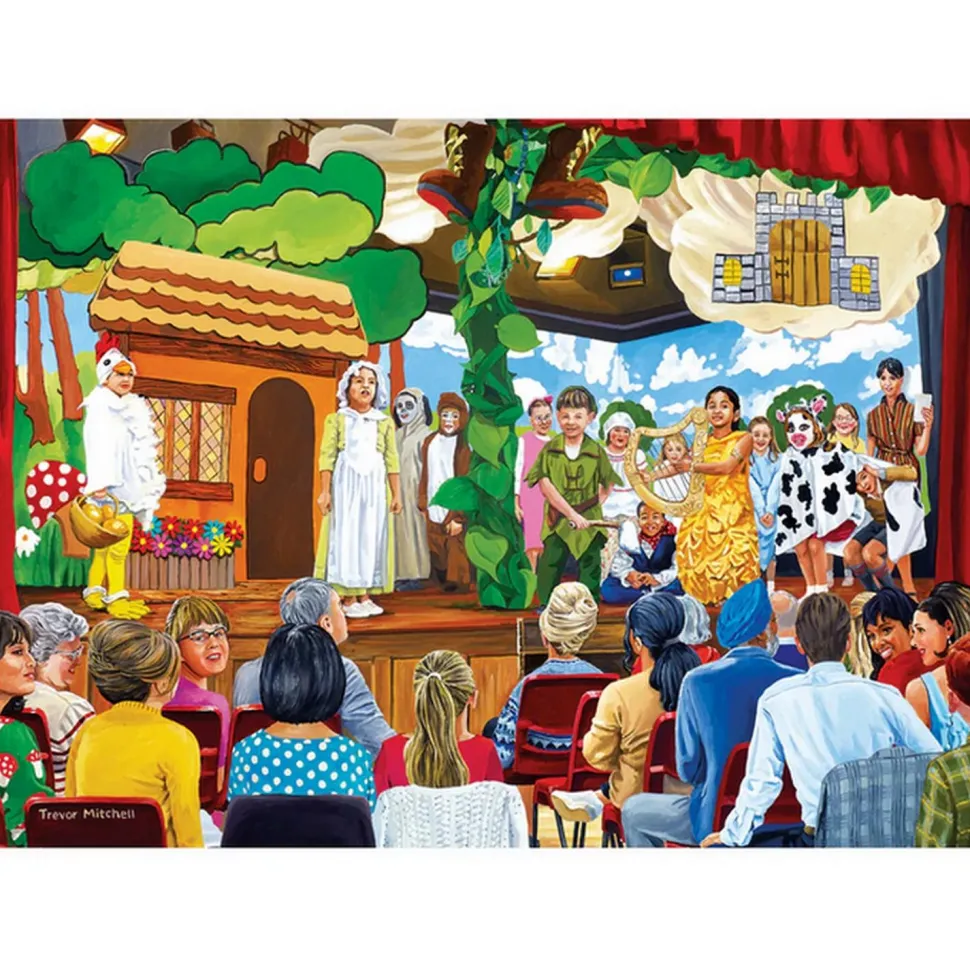 Puzzle 4 x 500 pièces : Jours d'école - Gibsons