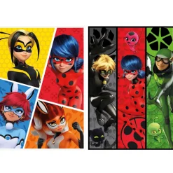 Puzzle 2 x 100 pièces : Ladybug - Educa