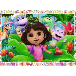 Puzzle 2 x 24 pièces : L'univers de Dora l'exploratrice ! - Ravensburger