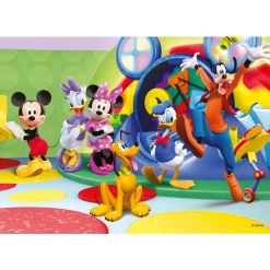 Puzzle 2 x 12 pièces : Mickey, Minnie et leurs amis - Ravensburger