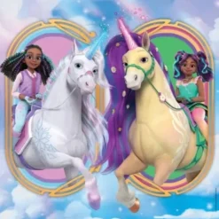 Puzzle 3 x 48 pièces : Unicorn Academy - Clementoni