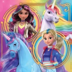 Puzzle 3 x 48 pièces : Unicorn Academy - Clementoni