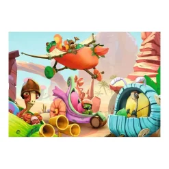 Puzzle 2 x 24 pièces gigantosaurus : Rocky, bill, mazu et tiny - Ravensburger