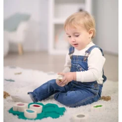 Puzzle arbre emboîtable avec figures sensorielles - Miniland