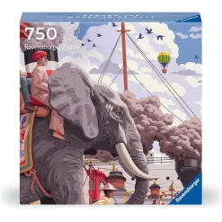 Puzzle Art & Soul 750 pièces : Le Tour du monde en 80 jours - Ravensburger