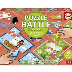 PUZZLE BATTLE 16 x 9 pièces : FANTASY - Educa