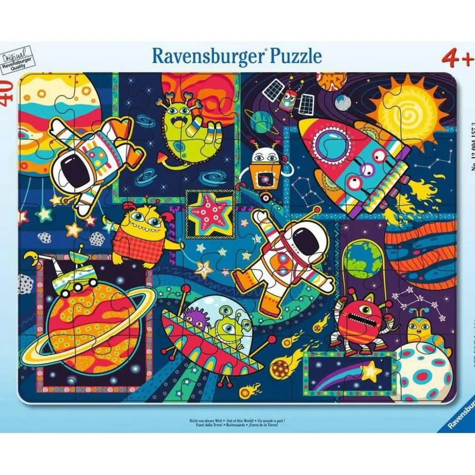 Puzzle cadre 40 pièces : Un monde à part ! - Ravensburger