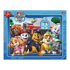 Puzzle cadre 33 pièces Pat'Patrouille : prêts pour la prochaine aventure - Ravensburger