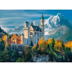 Puzzle Compact 500 pièces : Château de Neuschwanstein - Clementoni
