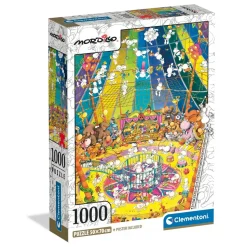 Puzzle Compact 1000 pièces : Mordillo, Le Spectacle - Clementoni