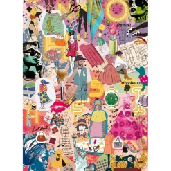 Puzzle Compact 1000 pièces : Plus c'est plus : Mode & Design - Clementoni