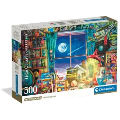 Puzzle Compact 500 pièces : Vers la Lune - Clementoni