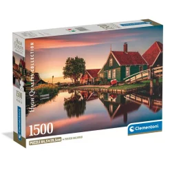 Puzzle Compact 1500 pièces : Zaanse Schans - Clementoni