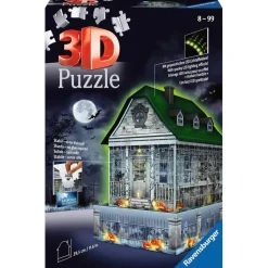 Puzzle 3D 216 pièces : Maison hantée d'Halloween - Ravensburger