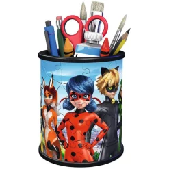 Puzzle 3D 54 pièces Pot à crayons : Miraculous - Ravensburger