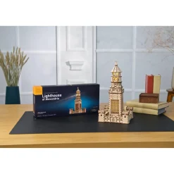 Puzzle 3D en bois : Phare d'Alexandrie - Ugears