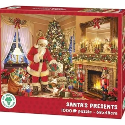 Puzzle de 1000 pièces : Les cadeaux du Père Noël - Mr Broccoli