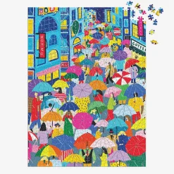 Puzzle de 1000 pièces : Umbrella Lane - Galison