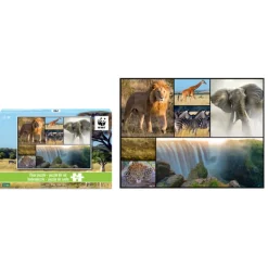 Puzzle de sol 48 pièces : Afrique - WWF