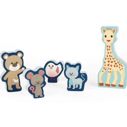Puzzle d'encastrement 5 pièces Chunky : Sophie la Girafe - Janod