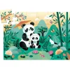 Puzzle Djeco 24 pièces : Léo le Panda - Djeco