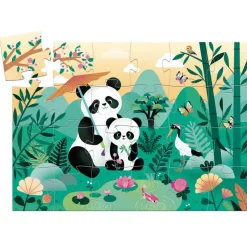 Puzzle Djeco 24 pièces : Léo le Panda - Djeco