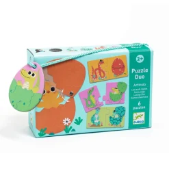 Puzzle Duo articulo - Les oeufs rigolos - Djeco