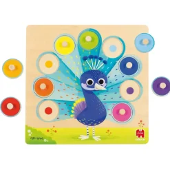 Puzzle encastrement : Paon - Goula