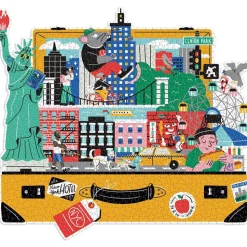 Puzzle forme 750 pièces : La ville qui ne dort jamais - Galison