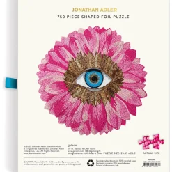 Puzzle forme 750 pièces : Pétales, Jonathan Adler - Galison