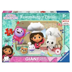 Puzzle Géant 24 pièces : Gabby's dollhouse : La cuisine de Gabby - Ravensburger
