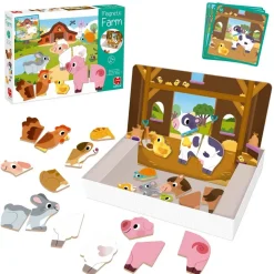 Puzzle magnétique : Ferme - Goula