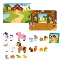 Puzzle magnétique : Ferme - Goula