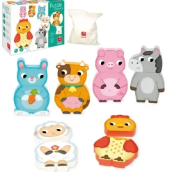 Puzzle magnétique : Ferme - Goula