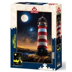 Puzzle néon 1000 pièces : Porte des étoiles - Art Puzzle