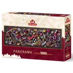 Puzzle panoramique 1000 pièces : Les Eléments du Rythme - Art Puzzle