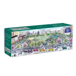 Puzzle panoramique 1000 pièces : Paysage urbain, Michael Storrings - Galison