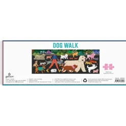 Puzzle panoramique 1000 pièces : Promenade de chien - Galison