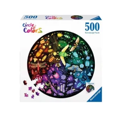 Puzzle rond 500 pièces : Insectes (Circle of Colors) - Ravensburger