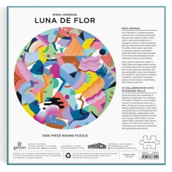Puzzle rond 1000 pièces : Luna de Flor, Mina Hamada - Galison