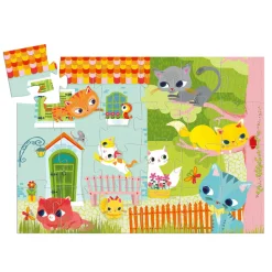 Puzzle Silhouette 24 pièces : Pachat & ses amis - Djeco