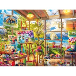 Puzzle 2x500 pièces : L'Art de Peindre - Trefl