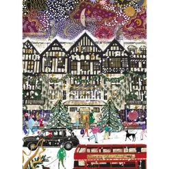 Puzzles 3 x 500 pièces : Noël à Londres - Gibsons