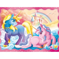 Puzzles de 35 à 70 pièces : 4 puzzles : Licornes et magie - Trefl