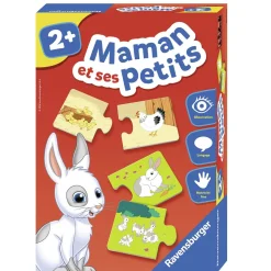 Puzzles duo : Maman et ses petits - Ravensburger
