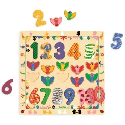 PUZZLES EDUCATIFS BOIS : 1 - 10 - Djeco